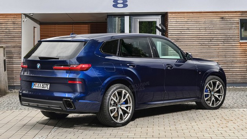 大鼻孔+分体式大灯 曝宝马X8插电混动版渲染图