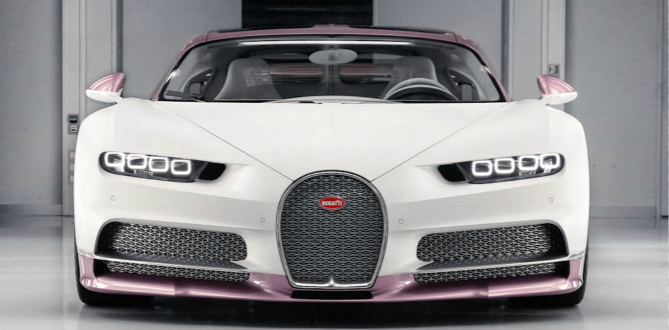 情人节国外土豪送老婆粉色布加迪Chiron 售2065万