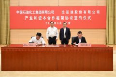 比亚迪与中国石化深化战略合作 共建智慧能源生态